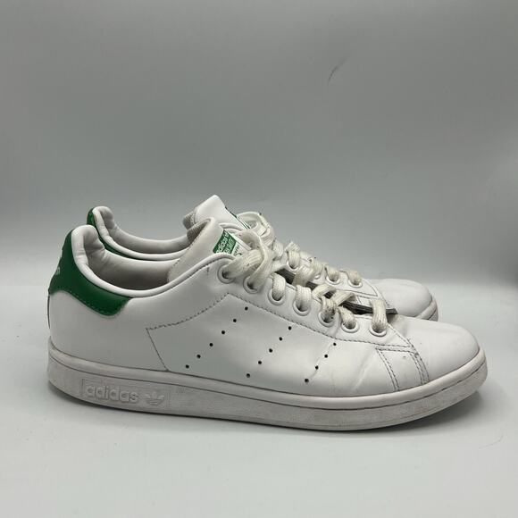 Adidas Stan Smith Mens Size 6 Womens 7.5 White Green Leather Sneakers M20324 - Picture 1 of 14